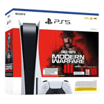 Sony playstation 5 standard standalone cod mw iii bundle white Box View