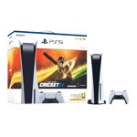 Sony playstation 5 standard standalone cricket 24 bundle white Box View
