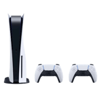 Sony playstation 5 standard standalone two dualsense bundle white Full View Image