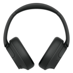 Sony wh ch720n noise cancelling boom headset black front View