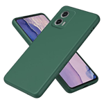 Space cloth silicon back case for oppo a3x 5g green Front Back View