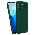 Space cloth silicon back case for vivo y58 y38 5g green Front Back View