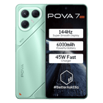Tecno pova 7 5g oasis green 8gb 256gb Front Back View