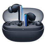 Tecno sonic 1 earbuds true wireless black Front View