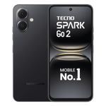 Tecno spark go 2 ink black 64gb 4gb ram Front Back View