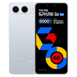 Tecno spark go 5g sky blue 4gb 128gb Front Back View