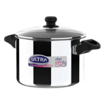Ultra stainless steel diet infinity idly maker 3 plates Front View