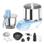Vidiem iris adc st table top wet grinder 2 litres white blue Full View