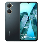 Vivo y18i space black 64gb 4gb ram Front Back View
