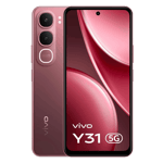 Vivo y31 5g rose red 6gb 128gb Front Back View