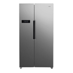 Whirlpool 570 l frost free side by side door refrigerator ws sbs 570 silver Front View