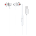 Yarr sonic plus type c earphone white Full View