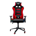 Zebronics gc3000 360 swivels and casters gaming chair red Front View