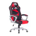 ant esports wb 8077 360 swivels and casters gaming chair red front view
