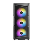 antec ax 61 elite mid tower gaming case tg 3 1 120mm argb fans wops cabinet black 01