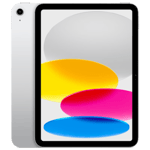 apple ipad 10 9 inch wifi 256gb silver 10th generation front view