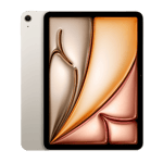 apple ipad air with apple m2 chip 11 inch wifi starlight 512gb front view