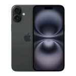 apple iphone 16 plus black 512gb front back view