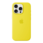 apple silicone case with magsafe for iphone 16 pro star fruit white