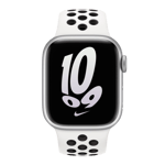 apple watch nike sport band 41mm summit white black mpgk3zm a front view