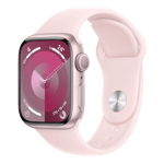 apple watch series 9 gps 45 mm mr9g3hn a left view