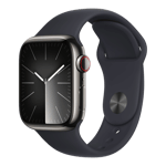 apple watch series 9 gps cellula 41 mm mrj83hn a left view