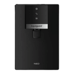aquaguard neo ro uv ta mc water purifier 9 litre black front view