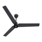 atomberg renesa smart bldc motor with remote 1200 mm ceiling fan pebble grey front view