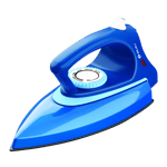 bajaj canvas 1000 w dry iron metallique blue front view