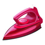 bajaj canvas 1000 w dry iron metallique red front view