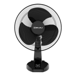 bajaj neo spectrum 400 mm table fan all black front vieww