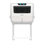 bajaj shield series solair 55 window air cooler white 55 l front view