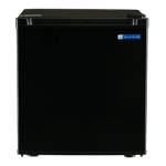 blue star 45 l direct cool single door 2 star mini bar refrigerator mr60 gb black Front view