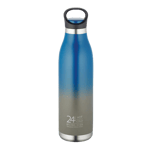borosil color crush 700 ml water bottle blue front view