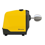 brewine coconut scraper with citrus press yellow front view