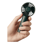brrf pocket personal fan dark botanical green front view
