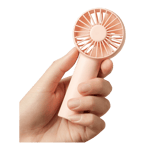 brrf pocket personal fan peach front view