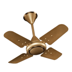 crompton ariya briz prime 600 mm ceiling fan coral gold front view