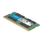 crucial ddr4 2666mhz sodimm single laptop ram 16gb black left view