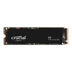 crucial p3 nvme 500gb m 2 2280 ssd internal storage device 500gb black front view