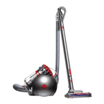 dyson big ball corded vacuum cleaner iron sprayed satin red front view