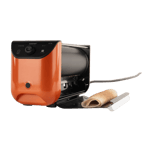 evochef smart dosa maker ec flip metallic orange Front view