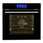 faber 83 l built in convection microwave oven fbio 83l 18f tft bk n black front view