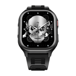 fire boltt 4g pro smartwatch black top view