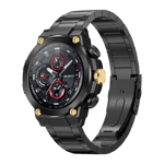 fire boltt cobalt smartwatch black Gold Front view
