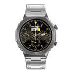 fire boltt onyx smartwatch Silver Front view