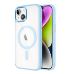 flifit magnetic full protection back case for apple iphone 15 plus light blue