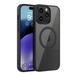 flifit magnetic full protection back case for apple iphone 15 pro max black front view model