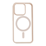 flifit magnetic full protection back case for apple iphone 15 pro max pink front view