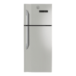 godrej 308 l frost free double door 2 star refrigerator rt eonvibe 346b hcit steel rush front view